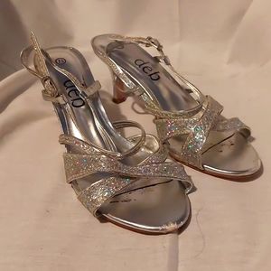 Debs sliver heels size 7.5